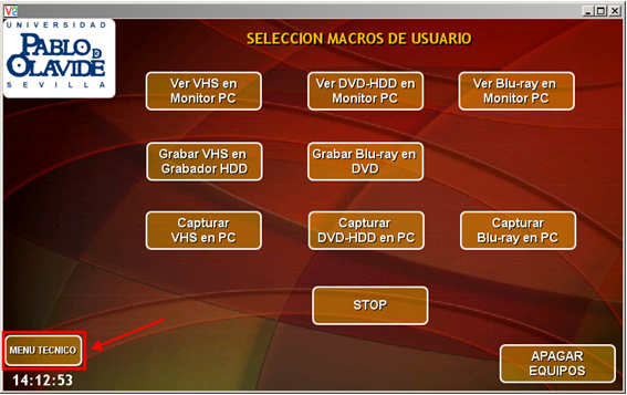 Selección Macros de Usuario