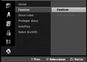Finalizar DVD