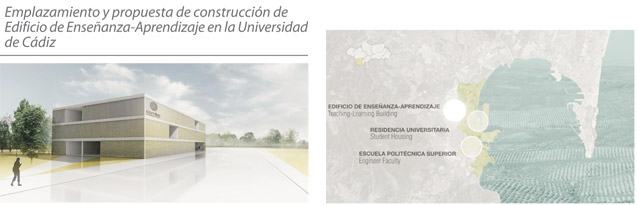 Emplazamiento y propuesta de construcción de Edificio de Enseñanza-Aprendizaje en la Universidad de Cádiz