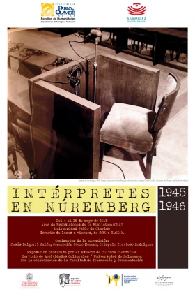 Cartel intérpretes en Núremberg