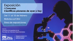 Exposición_Concurso_Cientificas Pioneras_2022