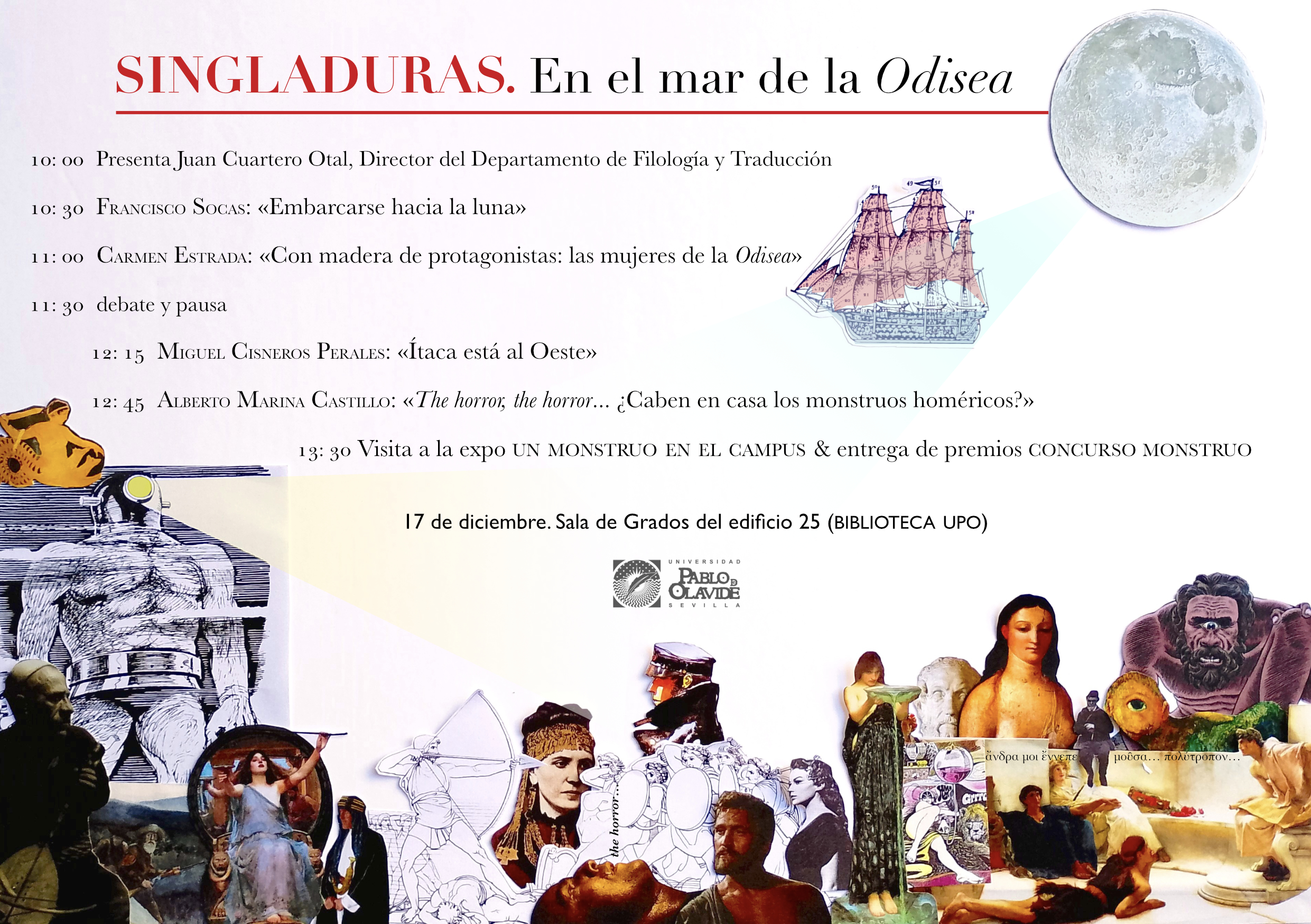 Exposición: SINGLADURAS. EN EL MAR DE LA ODISEA. 17/12/2025. Sala de Grados. Biblioteca/CRAI