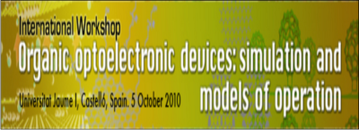 Organic optoelectronic devices: simulation and models of operation