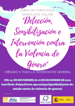 2020.09.30. Curso _Detección, Sensibilización e Intervención contra la Violencia de Género_ 2020.09.30. Curso _Detección, Sensibilización e Intervención contra la Violencia de Género_