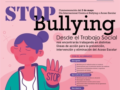 cartel mayo mes contra el bullying