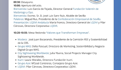 ENCUENTRO EMPRESARIAL VALORES QUE TRANSFORMAN