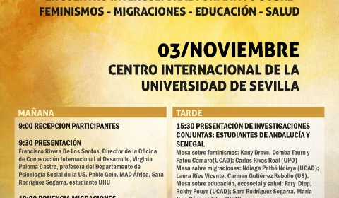 cartel jornadas finales africa en las universidades