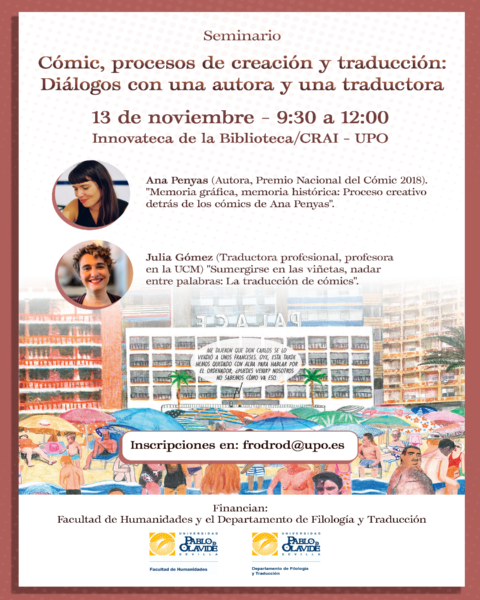 Cartel seminario cómic