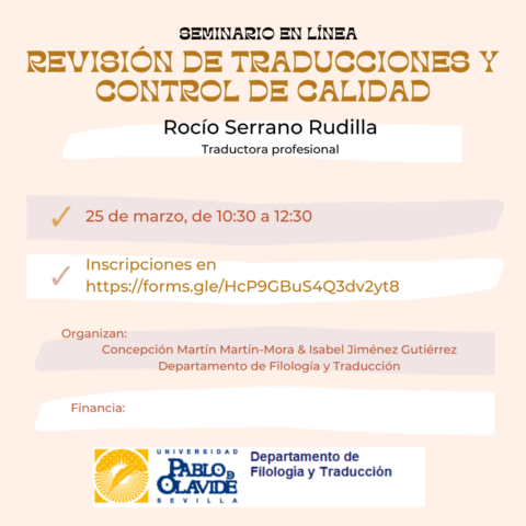 Cartel seminario control de calidad