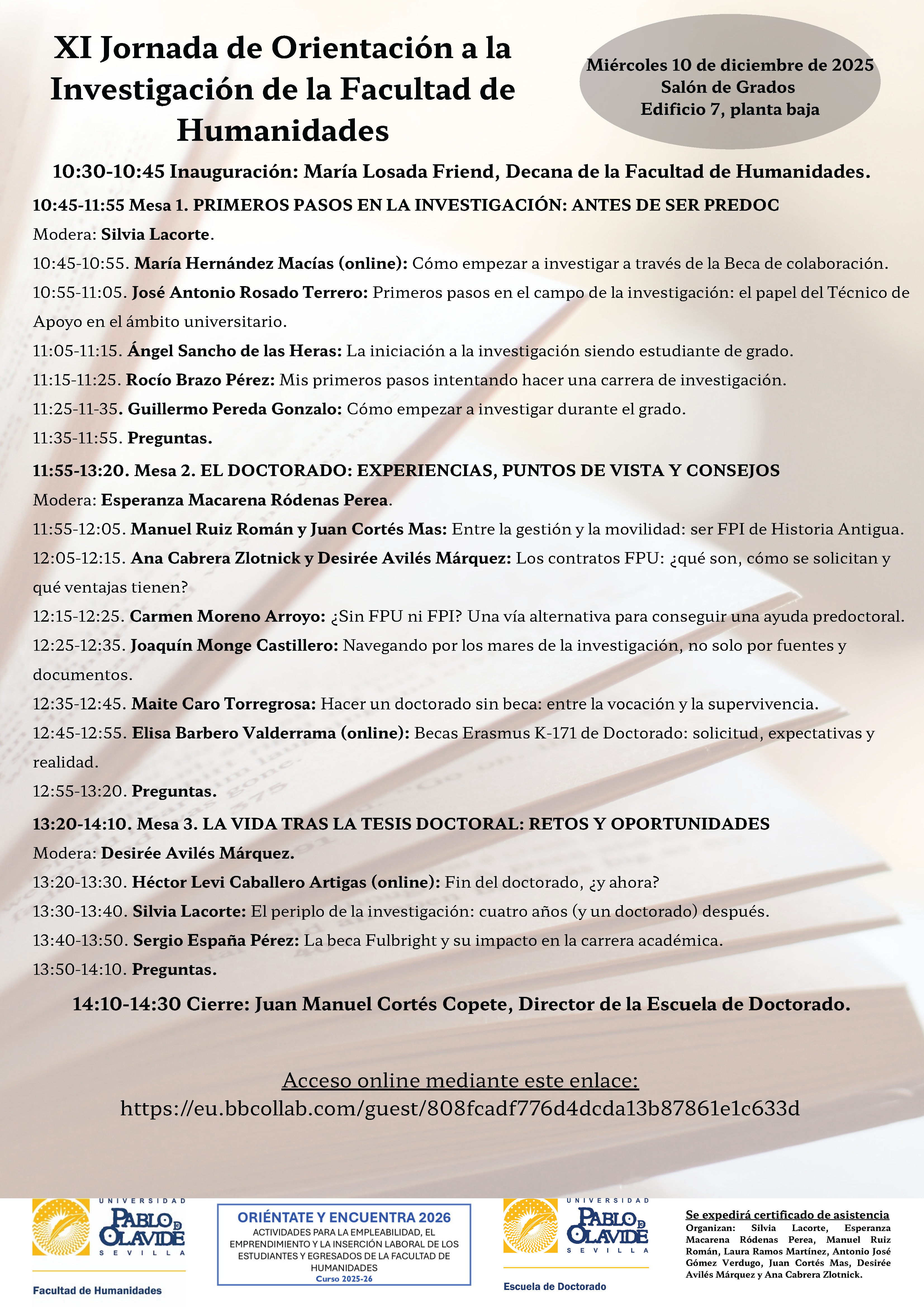 XI Jornada de Orientación a la Investigación de la Facultad de Humanidades_Programa full v2