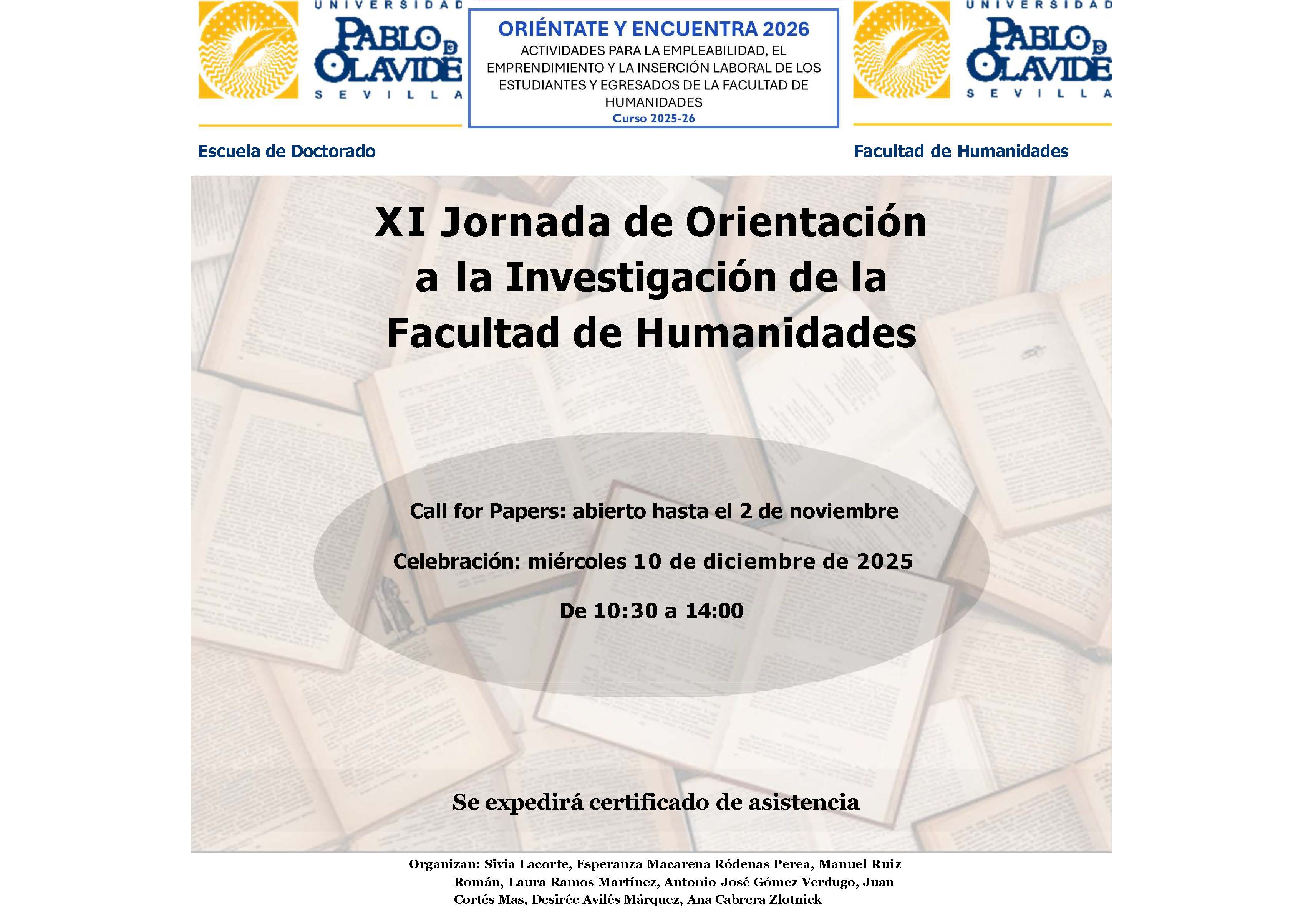 XI Jornadas Cartel CfP