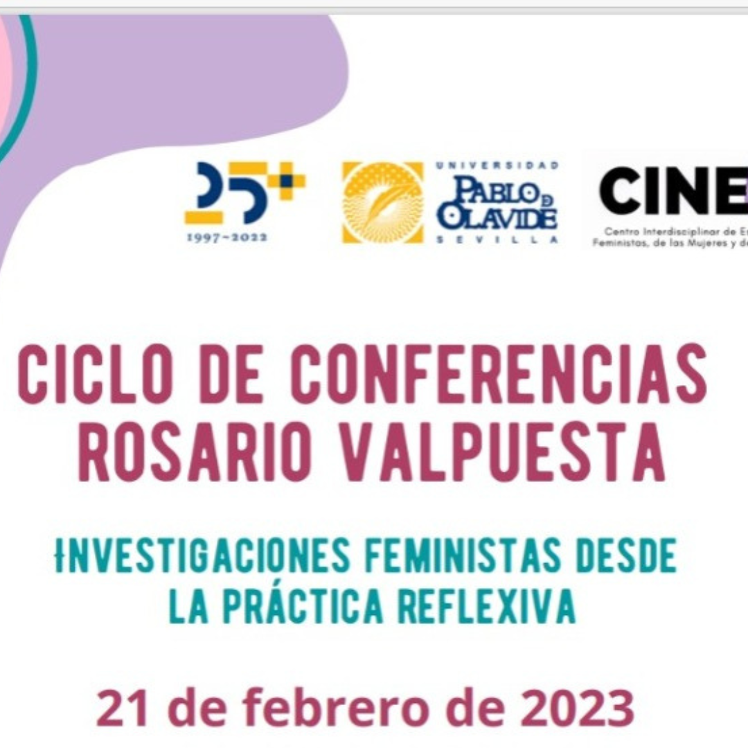 El Ciclo de Conferencias «Rosario Valpuesta» Investigaciones Feministas  desde la Práctica Reflexiva presenta la ponencia «Agua y paisaje con  perspectiva de género» el próximo 21 de febrero