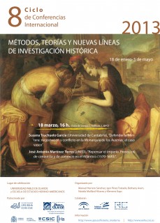 Ciclo de Conferencias Internacional ‘Métodos, teorías y nuevas líneas de investigación histórica’ 