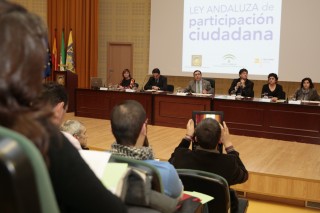 II Encuentro Provincial de Trabajo y Reflexión sobre la Ley Andaluza de Participación Ciudadana  en la UPO