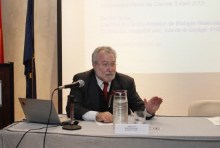 Bernat Soria durante su conferencia