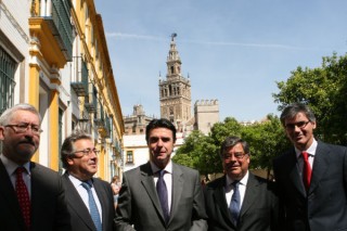 Antonio Ávila, Juan Ignacio Zoido, José Manuel Soria, Agustín Vidal-Aragón y Juan Martínez Barea