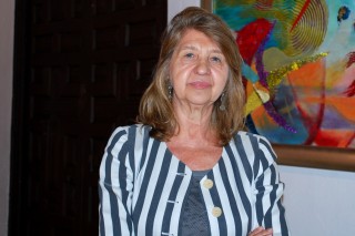 La abogada Ana María Ruiz-Tagle  en la sede de la UPO en Carmona