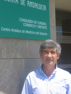 José Carlos Jaenes en las sede del CAMD
