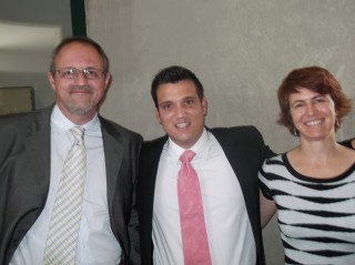 Desde la izquierda: Guillermo López-Lluch, investigador principal de este estudio, Jesús del Pozo  y Elisabet Rodríguez