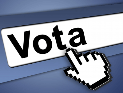 ilustración acerca del voto electrónico