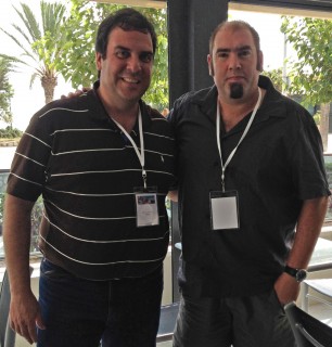Marcelo Nobrega (izquierda) y José Luis Gómez-Skarmeta