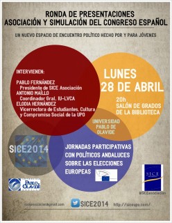 Estas jornadas constarán de diferentes rondas de presentaciones con partidos políticos que se desarrollarán desde el 28 de abril hasta el 23 de mayo