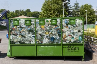 recolección de plásticos para reciclar