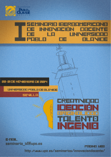 I Seminario Iberoamericano de Innovación Docente de la UPO