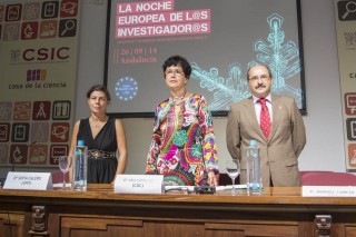 Presentación de La Noche de los Investigadores en la Casa de la Ciencia (Sevilla)