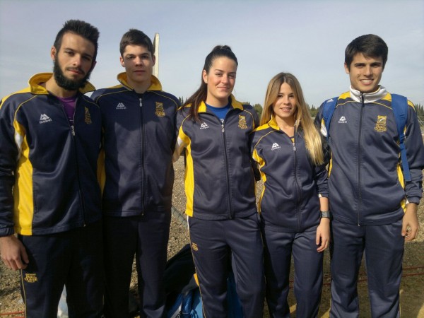 El equipo de Campo a Través de la UPO que ha participado en el CAU celebrado en Itálica