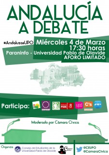 Andalucía a Debate-4 de marzo a las 17.30 horas