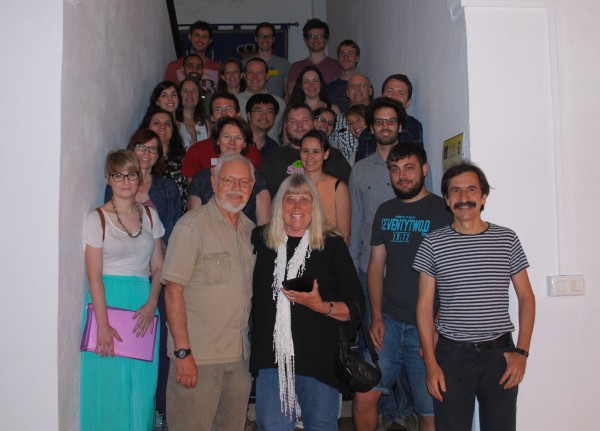 Los investigadores que trabajan en el estudio de la bacteria PVC en la sede de la UPO en Carmona