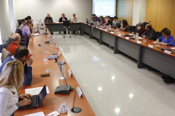 Consejo de Gobierno de la UPO, presidido por el rector Vicente C. Guzmán
