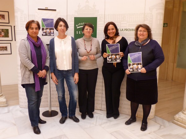 Lola Sanjuán, Paula Rodríguez, Cristina García Carrera, Lina Gálvez y Teresa García