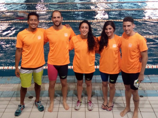  el equipo completo (de izquierda a derecha): Daniel Balaguer, Alejandro Sánchez, Ana Ruiz, Sara Fernández y Miguel Bautista. 