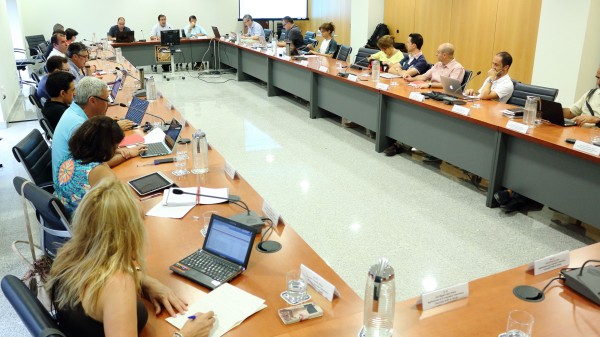 Consejo de Goberno de la UPO reunido en el Rectorado