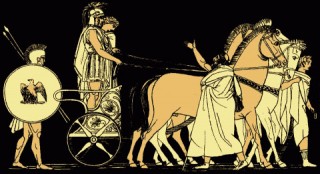 “El regreso de Agamenón”, ilustración de 1879 para las “Stories from the Greek Tragedians”, de Alfred Church.