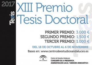 XIII Premio Tesis Doctoral del Centro de Estudios Andaluces