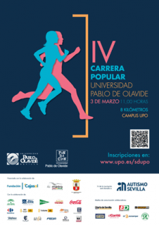 IV Carrera Popular Universidad Pablo de Olavide: 3 de marzo de 2018, 11 horas