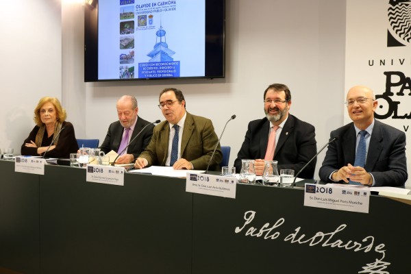 Amparo Rubiales Torrejón, Fernando Rodríguez Villalobos, Vicente Guzmán Fluja, Juan Ávila Gutiérrez y Luis Miguel Pons Moriche