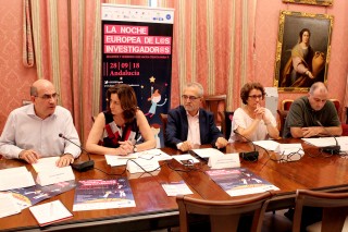 Julián Martínez, Dolores Ferre, Juan M. Flores, Margarita Paneque y Bruno Martínez
