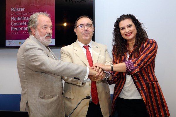 De izquierda a derecha: Alfonso Carmona, Vicente Guzmán y Rocío Vázquez