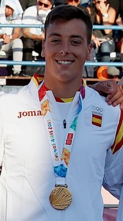 Carlos González Villegas en los Juegos Olímpicos de la Juventud 2018.