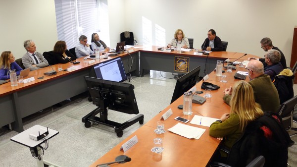 Amparo Rubiales y Vicente Guzmán presiden la sesión del Consejo Social