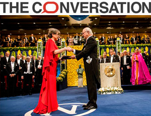 Ceremonia de entrega del Premio Nobel de Física 2018 a Donna Strickland