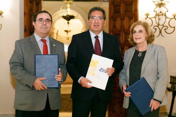 Vicente Guzmán, Antonio Pulido y Amparo Rubiales