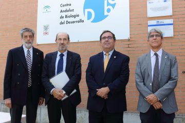 Plácido Navas, Víctor Velasco, Vicente Guzmán y James C.G. Hombría