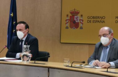 José Carlos Gómez Villamandos compareción en rueda de prensa tras reunirse con el ministro Castells