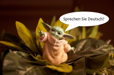 Yoda (Star Wars) hablando Alemán "Sprechen Sie Deutsch?"