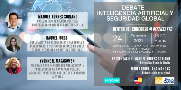 debate ‘Inteligencia artificial y la seguridad global’.